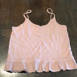 Pink camisol tank top flowy
